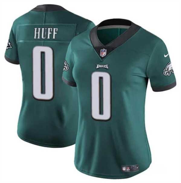 Women%27s Philadelphia Eagles #0 Bryce Huff Green Vapor Untouchable Limited Football Stitched Jersey Dzhi->women nfl jersey->Women Jersey